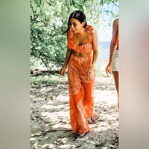 Orange Two Piece Set